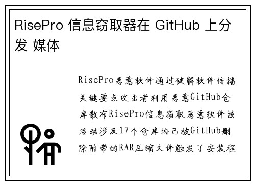 RisePro 信息窃取器在 GitHub 上分发 媒体